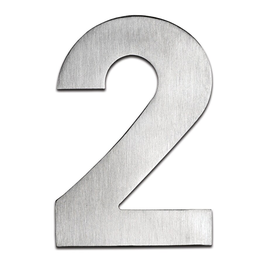 stainless steel door numbers